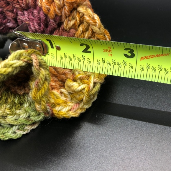 Abigail Cinnamon Cedar Crochet Hair Scrunchie Size Large - Picture 10 of 15